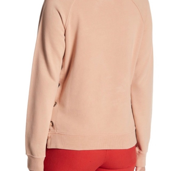 Sincerely Jules Harper Pink Lace Up Sweatshirt - Picture 10 of 12